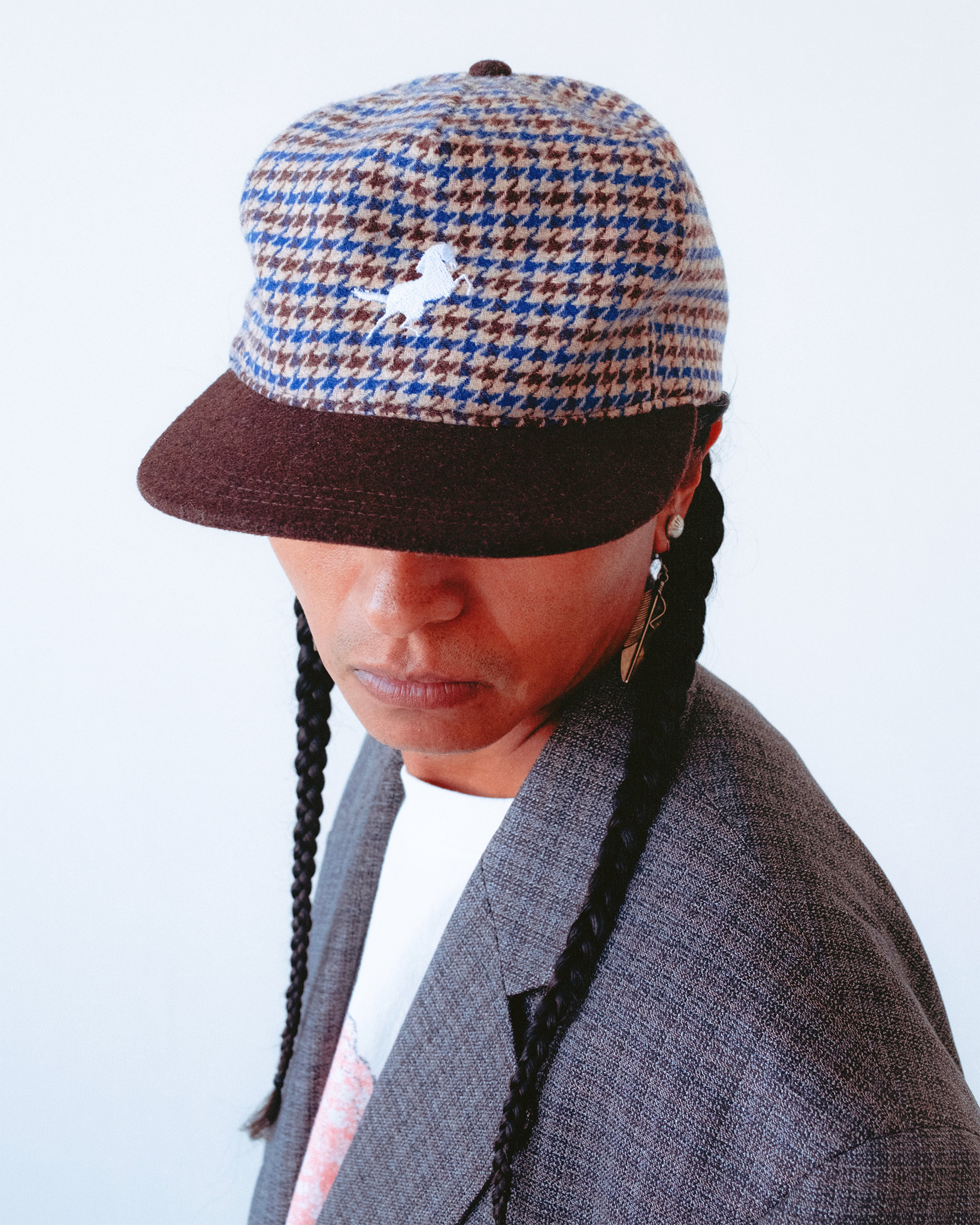Houndstooth Cap