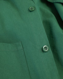 Green Button Up