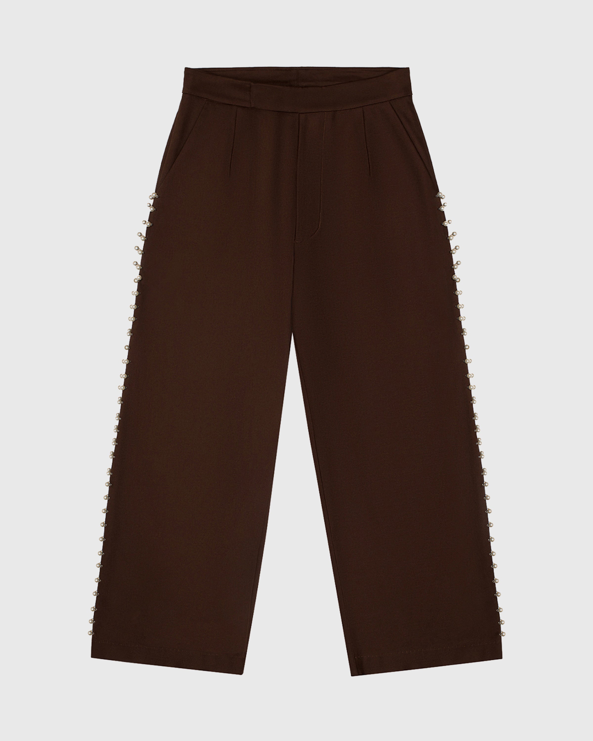 Brown Pearl Trousers